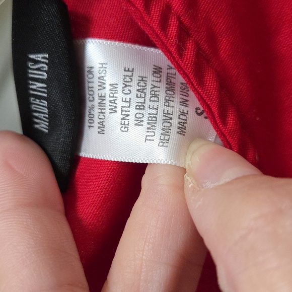 Retrolicious Red Tulips 100% Cotton Fit & Flare Dress | Vintage Inspired - Picture 6 of 10